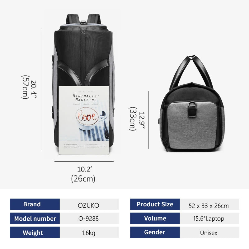 Multipurpose and Multi-Pocket Waterproof Bag